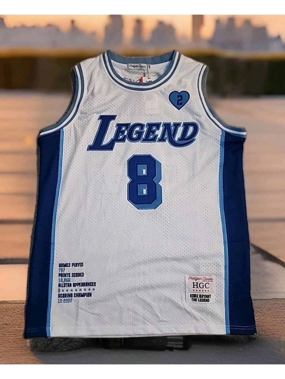 Headgear Classics LEGEND MAMBA BASKETBALL JERSEY Size XL (039)